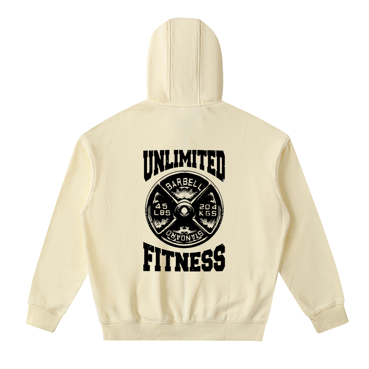 Drop-Shoulder Zip Up Hoodie